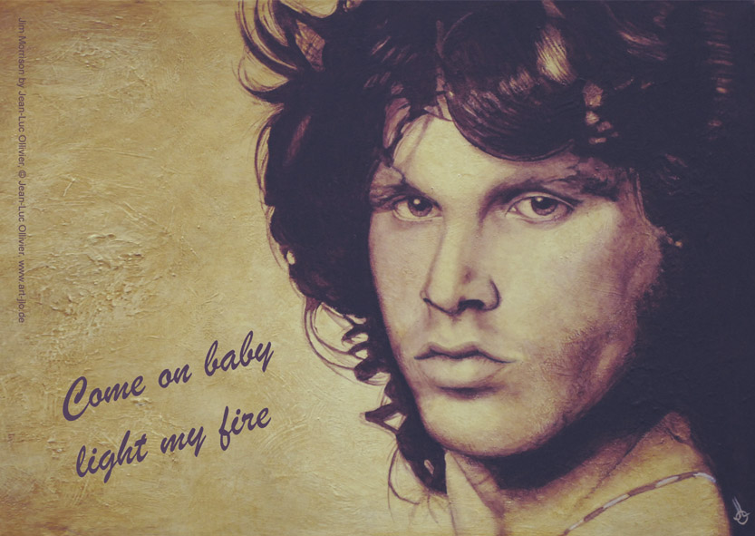 Jim Morrison Card A5